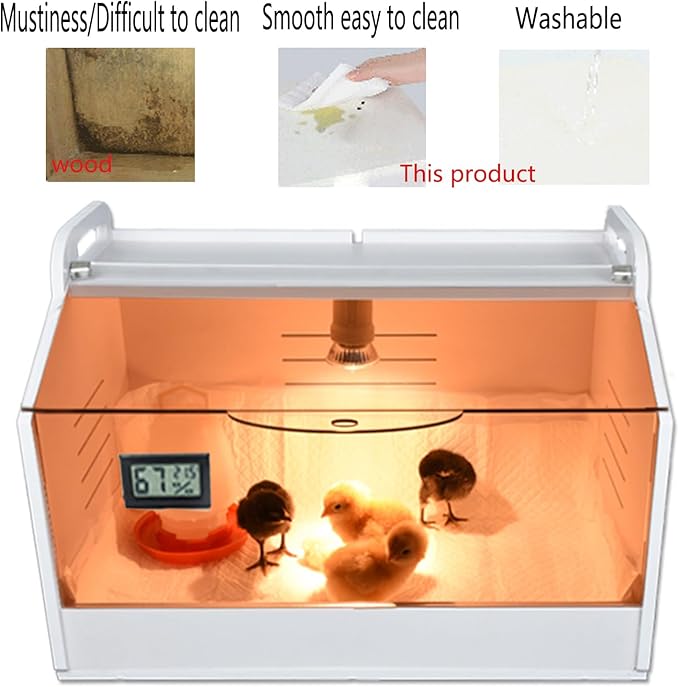Intelligent Brooder Box 10-15 Newborns Chicks Quail Birds Small Animals Manual Incubators Poultry Heater Breeding Box