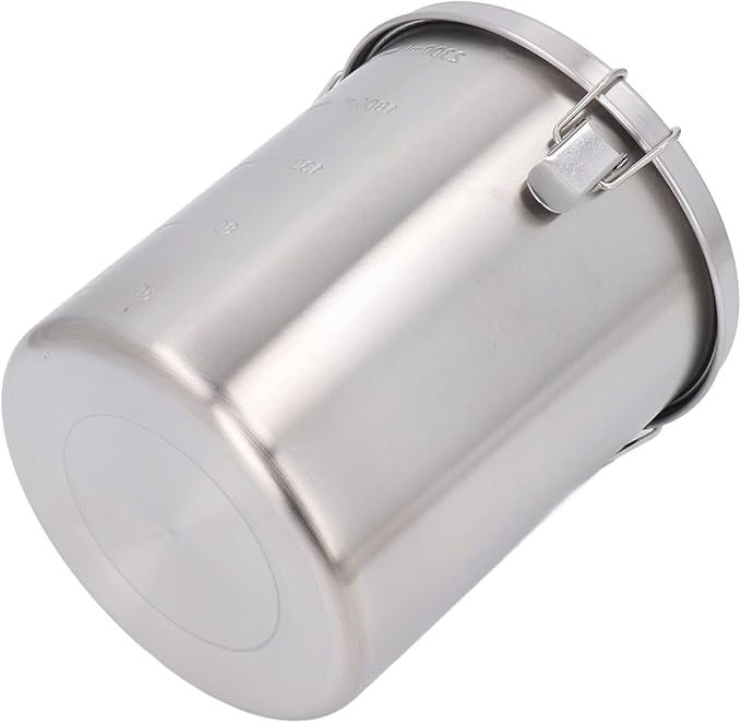 Airtight Stainless Steel Pet Food Storage Container Seal, Varied Large Metal Canister for Dog, Cat, Bird, Coffee, Cereal, Flour, Sugar, Protein Powder, Versatile Storage, (2500ML)