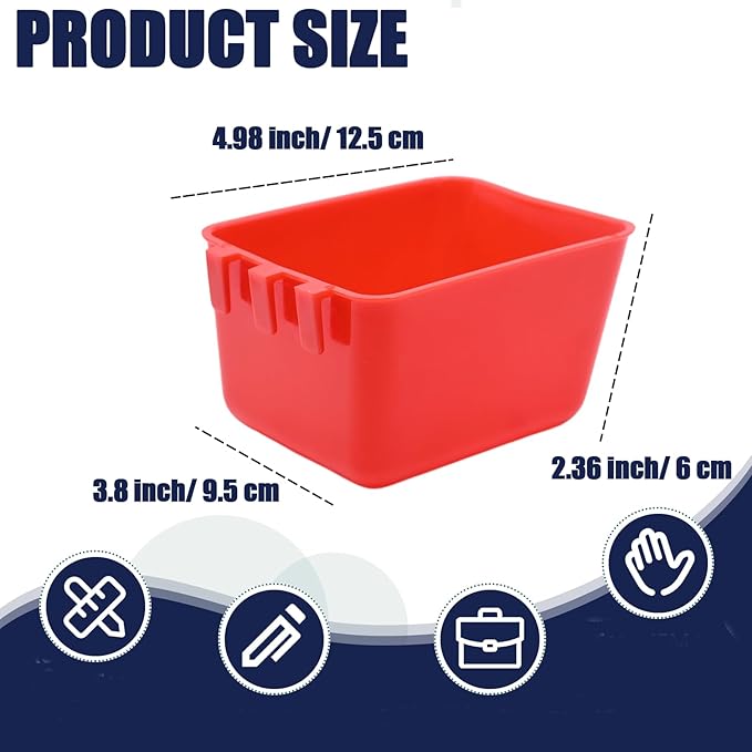 10 Pcs 16 Oz Cage Cups Chicken Feeder Waterer Chicken Water Cups Rabbit Feeder