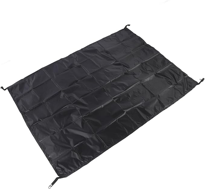 Chicken Coop Tarp Cover, Silver Coated Oxford Fabric Shade Cloth, Dust Proof Chicken Run Pen Cover with Hook and Loop Design, for Outdoor Poultry Protection