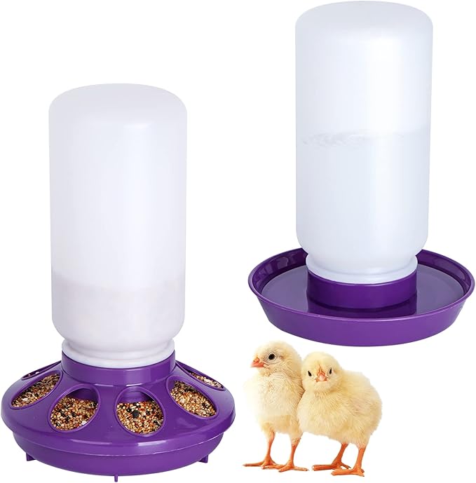 Chicken Brooder Box for Chicks Brooder Heater Chicks Warmer Brooder Plate Kit with Chicken Feeder and Waterer Set