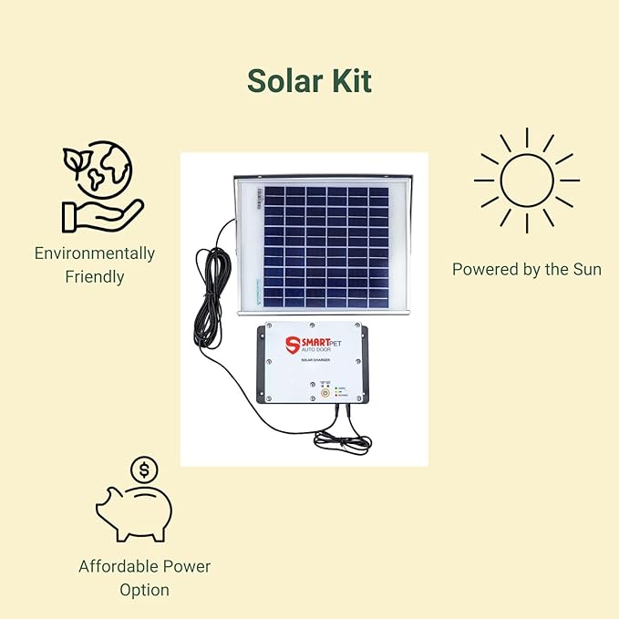 Solar Automatic Chicken Coop Door with Timer, Safety Sensor, Aluminum & Polycarbonate Frame, Black, For Chickens, Farmers & DIY Enthusiasts