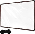 Chicken Coop Cover, Waterproof Chicken Run Tarp Reinforced Edges Coop Covering Easy to Install Clear Run Tarp with Rope for Outdoors Sheds Gardens(9.84×13.1ft)