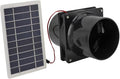Solar Powered Fan,10W Efficient Solar Exhaust Intake Fan, Ventilation Fans for Chicken Coops, Greenhouses, Pet Houses, Sheds & Windows