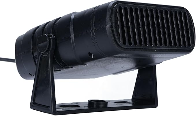 Diyeeni Solar Powered Heater, 30W Solar Chicken Coop Heater, Advanced Temperature Control, Portable Single Solars Panel with Heating Fan for Greenhouse, Pet House