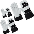Daniel Smart Men & Women Goatskin Working Glove Lightweight Leather Safety Gloves for construction, gardening outdoor Work