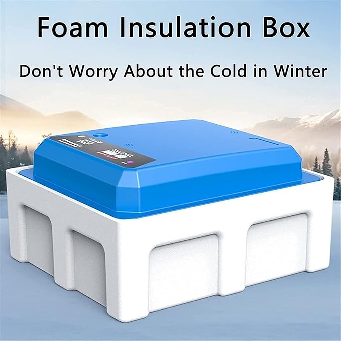 30 Eggs Incubator Automatic Turning and Digital LED Display Temperature Control Hatching Poultry for Chickens Ducks Goose Birds