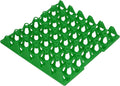 Haofy 5PCS Egg Storage Crates Stackable Chicken Trays, Green Plastic 30 Cell Egg Holders for Home Farm Kitchen Storing Sorting Packing Shipping (Green)