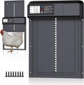 Automatic Chicken Coop Door, Electric Chicken Coop Door Battery Powered with Timer LCD Screen, Anti-Pinch Running Automatic Chicken Coop Door, Aluminum IPX4 Waterproof Auto Chicken Coop Door