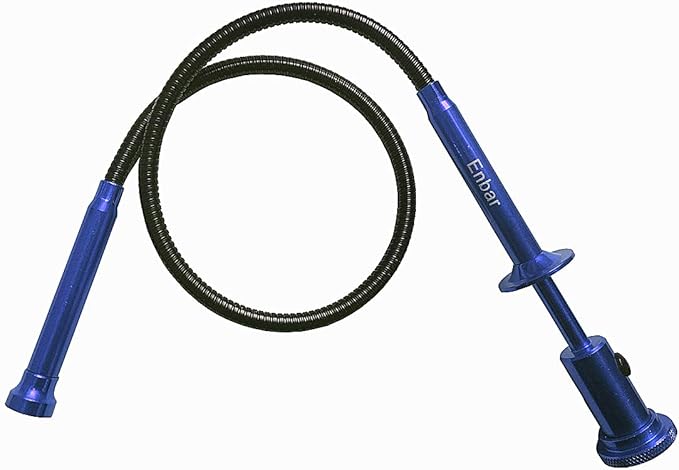Claw Grabber reacher tool trash picker flexible pickup tool for Garbage Litter Pick Home Sink Drain and Metal small items and head with LED Lights、magnet，Length 24.4 inches,long reacher tool