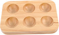 Wooden Egg Holder Rustic Kitchen Countertop Egg Tray for Use Durable Material for Daily Egg Storage Decoration Housewarming present