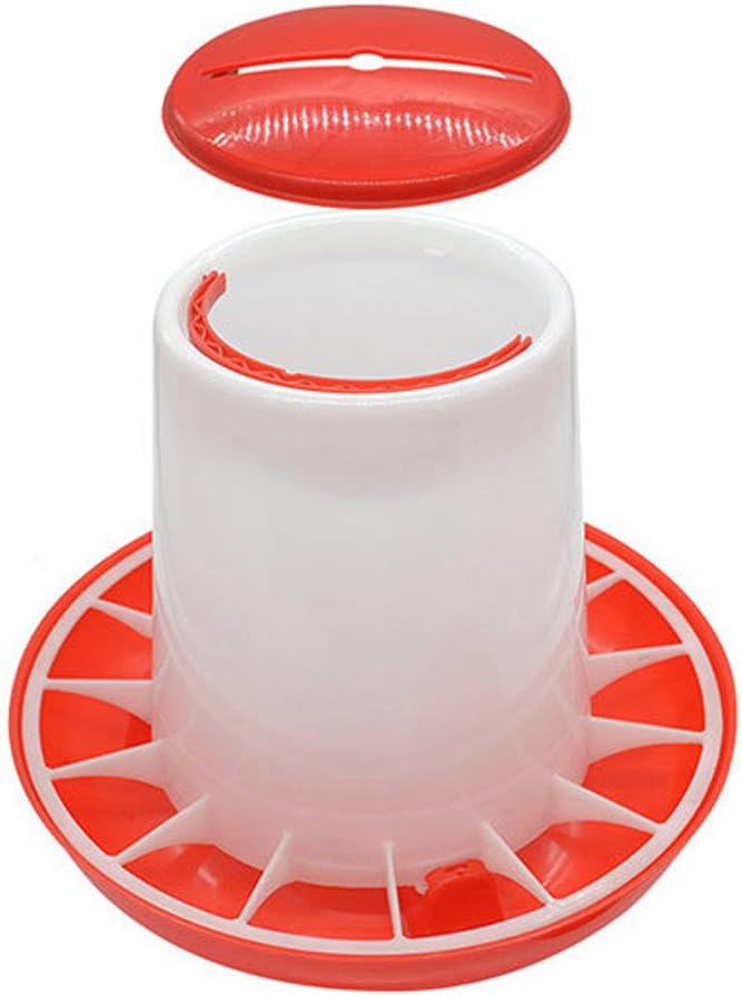 Chick Feeder and Waterer Set, 1L Baby Chicken Waterer Feeder, Baby Chicken Starter Kit, Hanging Poultry Drinker Quail Feeder, Small Coop Water Dispenser for Chickens, Turkeys, Ducks (2 PCS)