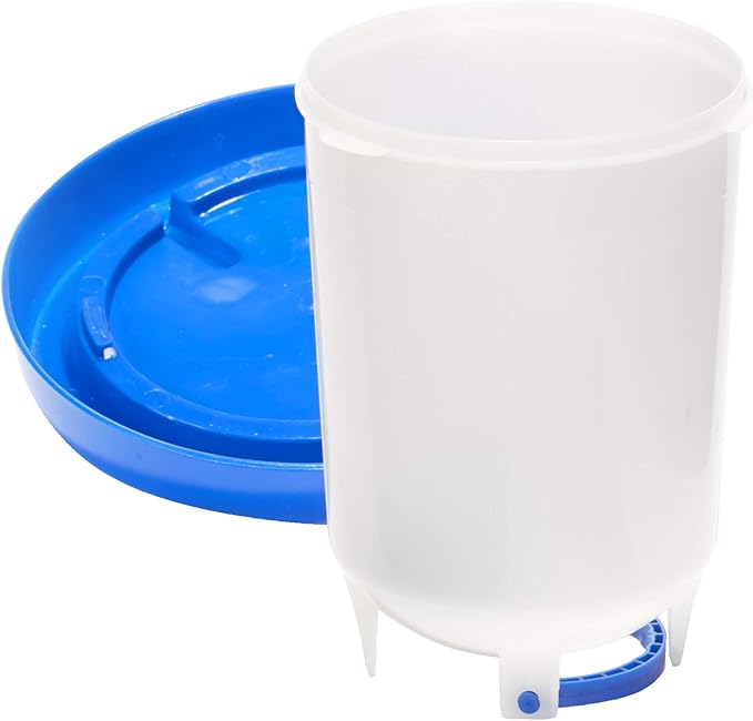 Double-Tuf® Plastic Poultry Feeder and Waterer Kit | Hanging Chicken Feeder | Hanging Chicken Waterer | 1.5 Lb Poultry Feeder | 1.5 Quart Poultry Waterer