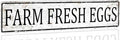 Farmers Market Decor fresh eggs sign Vintage Metal Tin Signs Outdoor Chicken Coop Sign farm fresh eggs sign 4x16 Inch