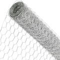 48 Inch x 150 Feet Galvanized Wire Netting Hexagonal Chicken Wire Gardening Enclosures Chicken Fencing for Outdoor