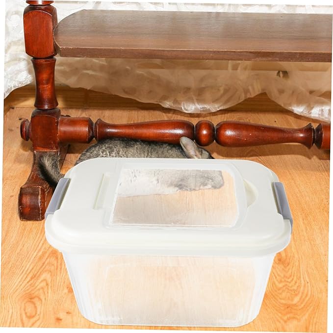 Chinchilla Bath for Hamsters and Small Pets Dust Bath Basin Deep Design for Easy Cleaning for Gerbils and Mice