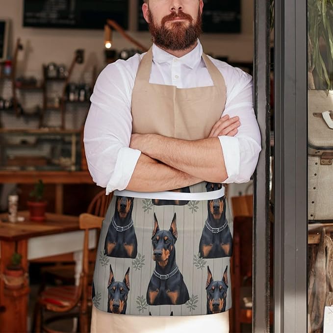 Server Waitress Waist Apron Cooking Kitchen Restaurant Aprons for Women Men