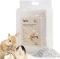 Dust-Free Soft Natural Paper Hamster Bedding with Odor Control, Strong Absorption, for Hamsters, Guinea Pig, Hedgehogs, Rabbits, Chinchilla, Rats, Mice, Small Animals, 80 Liters (Pure White)