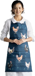 Maison d' Hermine 100% Cotton Apron for women with Pocket Kitchen Chef Apron for Men Cooking Easter Decorations