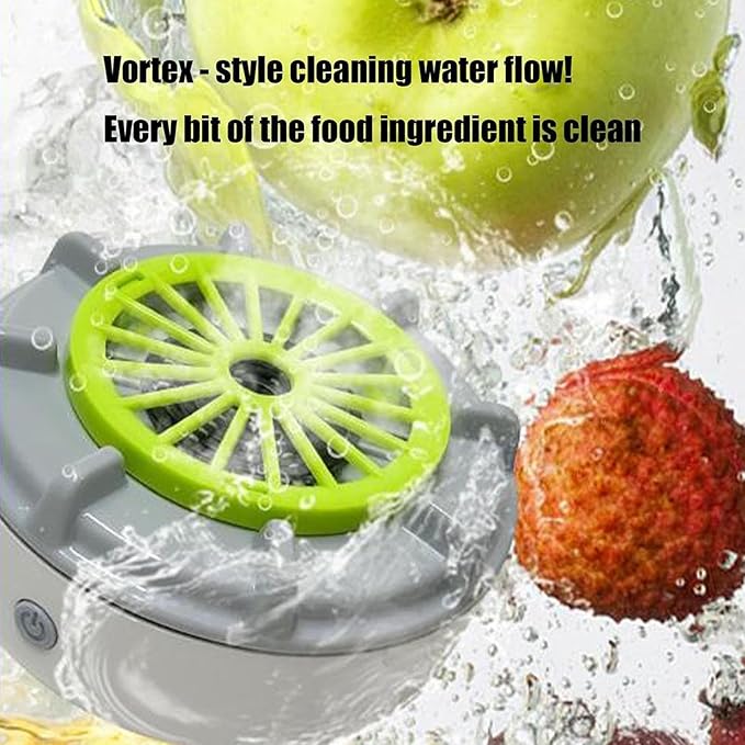 Fruit Washing Machine - Portable Vegetable Cleaner Device | Gadget for Lettuce Salad Food Egg Strawberry Rice Berry Meat Potato, Home Cooking and Meal Prep Accessory