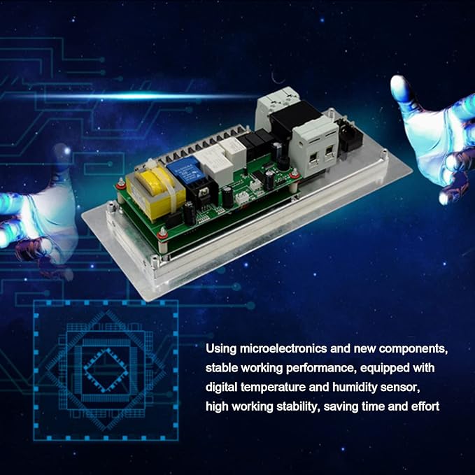 Egg Incubator Controller 110V Microcomputer Automatic Intelligent Temperature Humidity Control Thermostat for Chicken Quail Pigeons (#1)