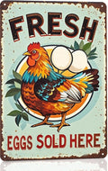 Chicken Coop Metal Sign Funny Farmers Market Decor Fresh Eggs For Sale Farm Sign Farm Fresh Eggs Chicken Coop Sign For Chicken Lovers Chicken House Decorations