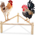 Chicken Strong Wooden Roosting Bar, Strong Roosting Bar for Brooder, Chick Wooden Perch 16.5 × 6.2 Inch Training Chicken Stand Toy for Bird Parrots Macaw
