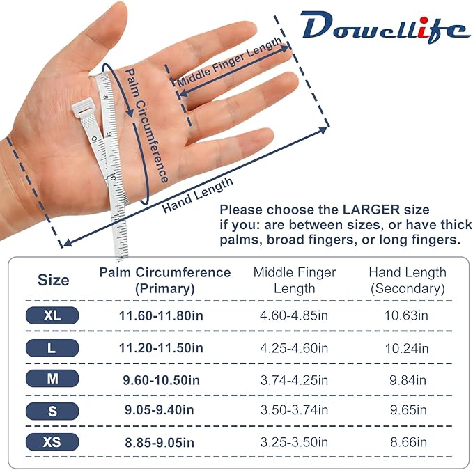 Dowellife Chainmail Glove, Cut Resistant Food Grade, Stainless Steel Mesh Metal Knife Cutting Glove for Butcher, Oyster Shucking Kitchen Mandoline Chef Slicing Fish Fillet (Medium)