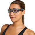 Zoggs Adult Unisex Predator Flex Anti-Fog UV Protection Curved Lens Ultra-Fit Gasket Quick-Adjust Swimming Goggles, 461041