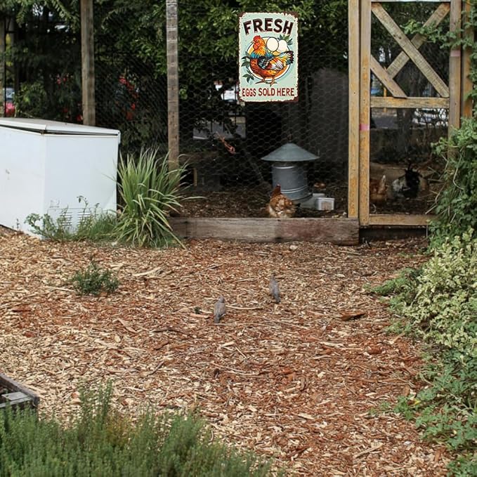 Chicken Coop Metal Sign Funny Farmers Market Decor Fresh Eggs For Sale Farm Sign Farm Fresh Eggs Chicken Coop Sign For Chicken Lovers Chicken House Decorations