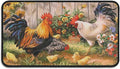 Roszwtit Farmhouse Kitchen Rugs and Mats, Farm Rooster Door Mat, Seasonal Washable Non-Slip Floor Mats for Home Kitchen Decor 30x17 Inch