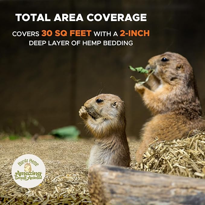 Hemp Bedding for Chickens - Made from 100% Natural Hemp - Superior Absorption & Odor Control- Eco-Friendly Hemp Bedding for Chickens - Easy Maintenance Hemp Bedding for Small Animals