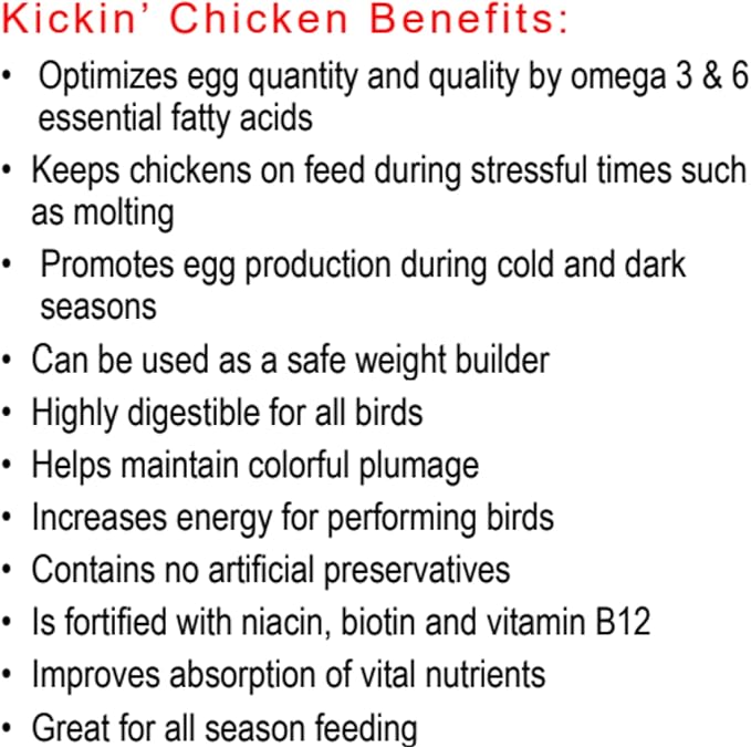 Healthy Coat Kickin Chicken Treat & Supplement Bundle – 2 lb Soft-Baked Apple-Molasses Pecking Treat + Quart (32 oz) Omega-Rich Feed Supplement – All-Natural Chicken Nutrition Pack
