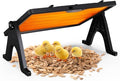 Chick Brooder Plate, 12"x16.5" Adjustable Double-Sided Heating Plate with LED Light & Remote Control, Brooder Heater for Baby Chicks, Ducklings & Birds, Safe Low-Energy Chick Heating Plate 86°F-167°F