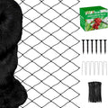 Bird Netting - 25'x50' Heavy Duty Nylon Net with 2' Mesh for Garden Protection, Chicken Coop, Fruit Tree, Orchard Against Squirrels, Deer