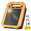 VEVOR Solar Fence Charger, 0.3J 8 kV Solar Powered Fence Charger, Weather-Resistant Electric Fence Energizer Kit, 7 Days Runtime, for Livestock, Poultry, Garden Protection
