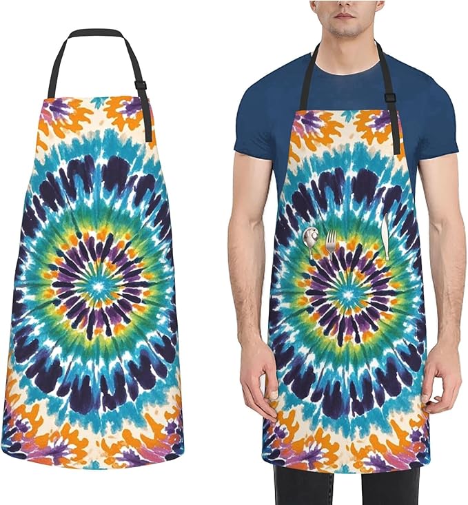 Waterproof Apron Adjustable Bib for Women Men Tractor farm Cooking Aprons Chef Bibs with 2 Pocket