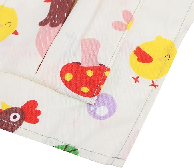 Egg Collecting Apron with Multiple Pockets | Sturdy Cotton Twill for Chicken / Duck / Quail Eggs | Replaces Breakable Baskets, Holds Fragile Items (Medium: Approx. 17.6x16.2x10cm / 6.93x6.38x3.94in)