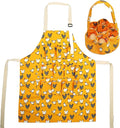 EggApronforCollectingEggsChickenApronsforHensDurableCanvasEggCollectingApronPerfectforFarmhouseParent-Child Activities