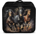 Rnyleeg Horse First Aid Kit for Home Emergency Medical Trauma Bag Portable Travel First Aid Bag Empty Medicine Storage Bag Black