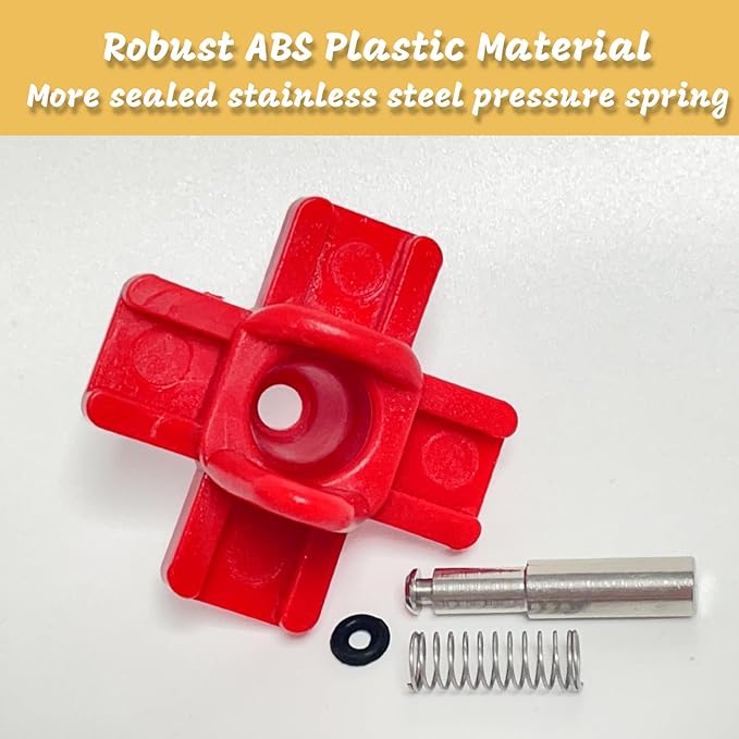 (8 Pack) Horizontal Chicken Waterer Nipples with 1/2'' PVC Tee Fittings for DIY Automatic Chicken Waterering System