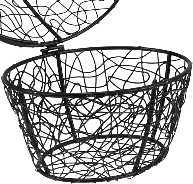 ABOOFAN Chicken Basket Holder Decorative Wire Basket for Fresh Eggs Creative for Kitchen Storage and Organization for Home and Restaurant Use