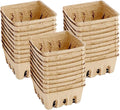 Berry Basket Pulp Containers – Natural Produce Holder Tray, Disposables Storage Basket | Vented Fruit Container Box, Eco Kitchen Supply Set, Large Pack Garden Stand Packaging For Strawberry, Cherries