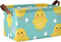 SUABO Storage Baskets for Shelves, Chickens Closet Organizers and Storage Bins with Handles, 1 Pack