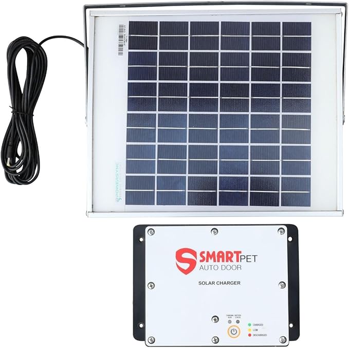Solar Automatic Chicken Coop Door with Timer, Safety Sensor, Aluminum & Polycarbonate Frame, Black, For Chickens, Farmers & DIY Enthusiasts