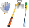 2 Pack Weed Puller Tool, Hand weeder tool, Stainless Steel Weeding Digger Tool.Upgrade 11 Teethes Dual Purpose Manual Multifunctional weed remover tool for Vegetable Gardening Backyard Farm