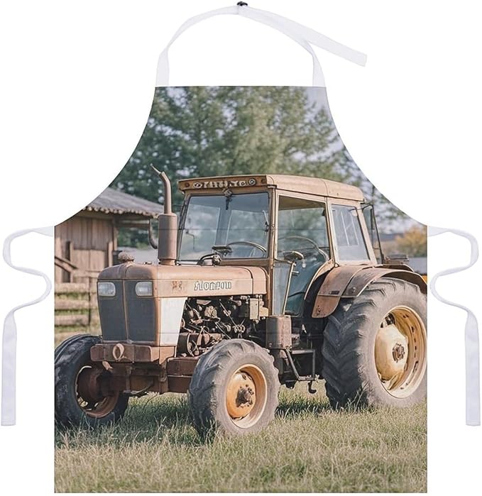 Waterproof Apron Adjustable Bib Aprons with Pockets Orange Cat Sleeping Apron Kitchen Aprons for Women Men