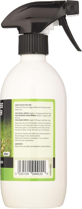 Net-Tex Just For Scaly Legs Poultry Parasite Kill Spray 500Ml