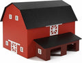 HO Scale Deluxe Barn Chicken Coop – Unbuilt Farm Building Kit for Model Layout (Red)
