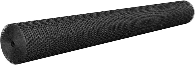 VEVOR Hardware Cloth 72 in x 100 ft, 1/2 in 19 Gauge Galvanized Wire Mesh Roll, Weather-Resistant Vinyl Coated Chicken Wire Fencing, Heavy Duty Welded Garden Plant Fencing for Rabbit Cage Snake Fence